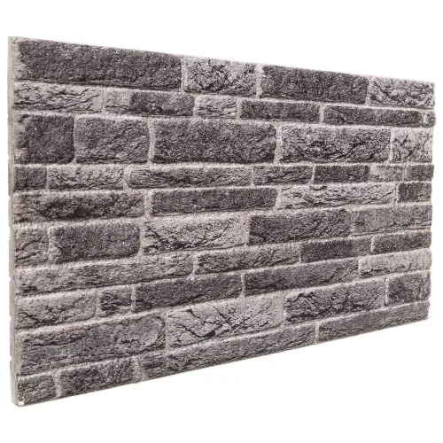 Zidne panele 10 kom. 100 x 50 cm Antracit EPS pjena - Antracit Cijena