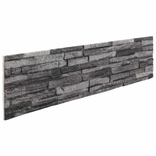 Zidne panele 10 kom. 100 x 25 cm Antracit EPS pjena - Antracit Cijena