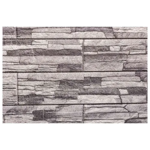 Zidne panele 10 kom. 100 x 50 cm Tamno siva i svijetlo siva - Tamno siva i svijetlo siva Cijena