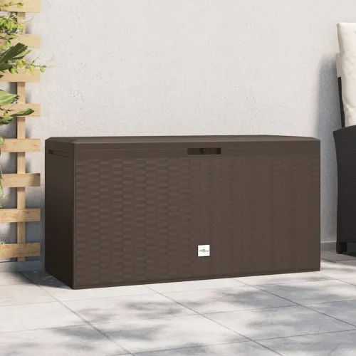 Vrtna kutija za pohranu smeđa 114 x 47 x 60 cm  - Smeđa 290 l Smeđa 290 l Cijena