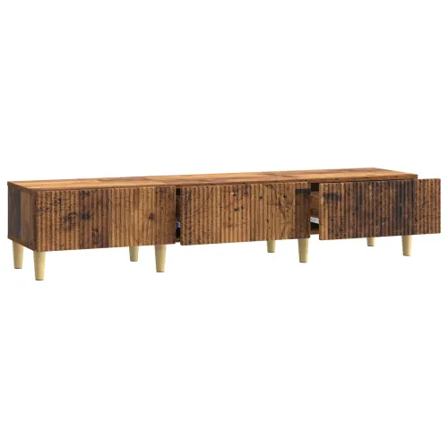 TV ormar Staro drvo 147 x 34,5 x 30 cm Konstruirano drvo - Staro drvo Cijena