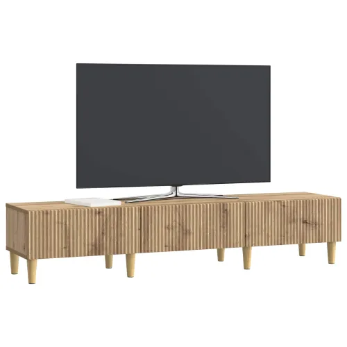 TV ormar 147 x 34,5 x 30 cm Hrast artisan Konstruirano drvo - Hrast artisan Cijena