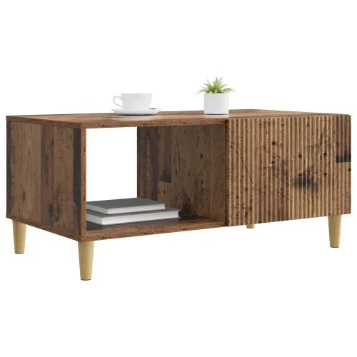 Stolić za kavu Staro drvo 90 x 50 x 40 cm Konstruirano drvo - Staro drvo Cijena