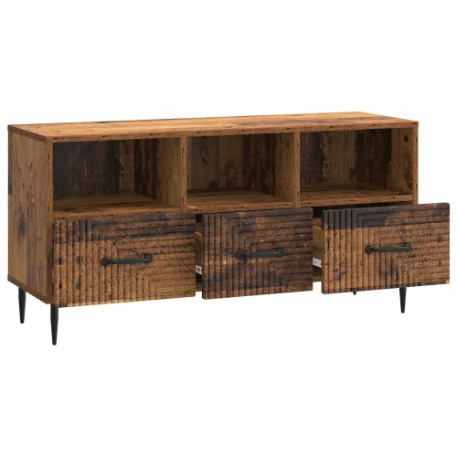 TV ormar Staro drvo 102 x 34,5 x 50 cm Konstruirano drvo - Staro drvo Cijena