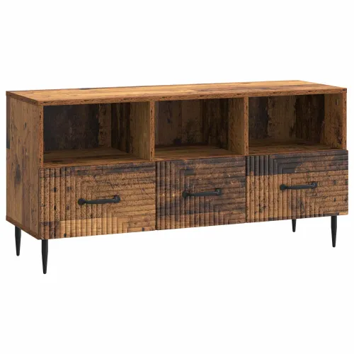 TV ormar Staro drvo 102 x 34,5 x 50 cm Konstruirano drvo - Staro drvo Cijena