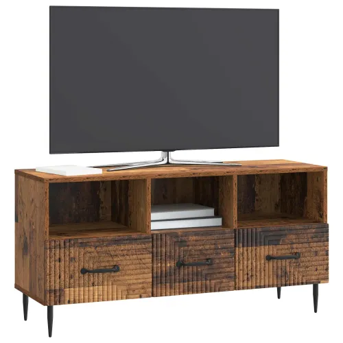 TV ormar Staro drvo 102 x 34,5 x 50 cm Konstruirano drvo - Staro drvo Cijena