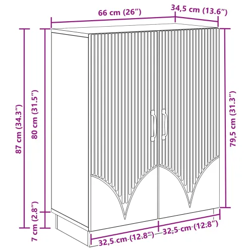 Kreveta Siva sonoma 66 x 34,5 x 87 cm Konstruirano drvo - Siva sonoma Cijena