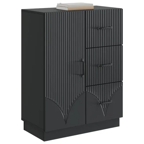 Kreveta s ladicama Crna 66 x 34,5 x 87 cm Konstruirano drvo - Crna Cijena