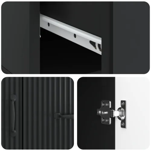 Kreveta s ladicama Crna 66 x 34,5 x 87 cm Konstruirano drvo - Crna Cijena