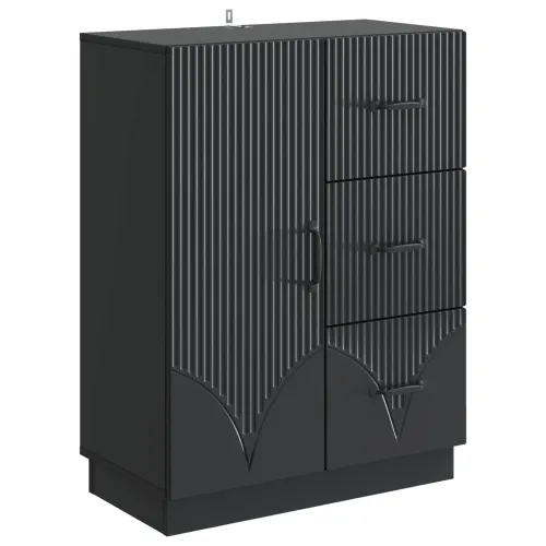 Kreveta s ladicama Crna 66 x 34,5 x 87 cm Konstruirano drvo - Crna Cijena
