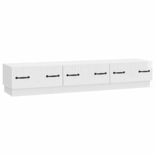 TV ormar s ladicama Bijela visokog sjaja 147 x 34,5 x 27 cm - Bijela visokog sjaja Cijena