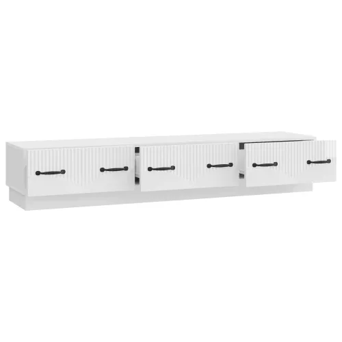 TV ormar s ladicama Bijela visokog sjaja 147 x 34,5 x 27 cm - Bijela visokog sjaja Cijena