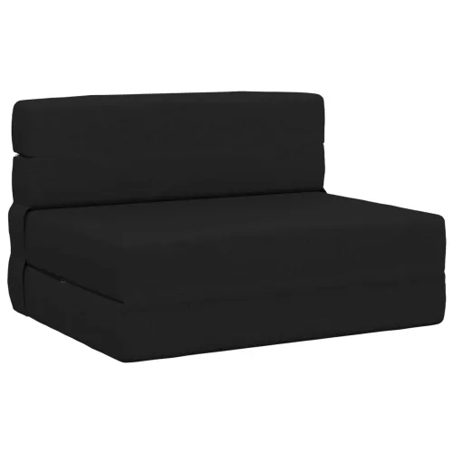 Sofa na razvlačenje Crna 70 x 80 x 60 cm Tkanina - Crna 70 x 80 x 60 cm Tkanina Cijena
