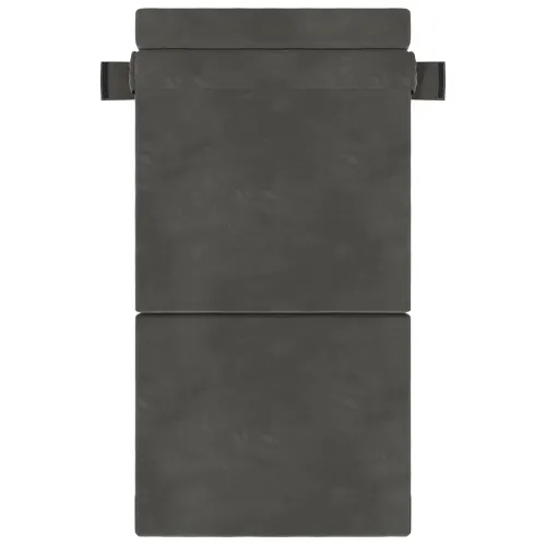 Sofa na razvlačenje Tamnosiva 100 x 80 x 60 cm Tkanina - Tamnosiva 100 x 80 x 60 cm Baršun Cijena