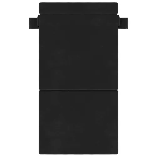 Sofa na razvlačenje Crna 100 x 80 x 60 cm Tkanina - Crna 100 x 80 x 60 cm Baršun Cijena