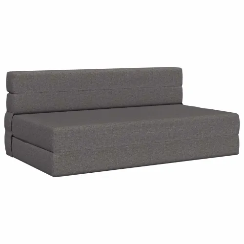 Sofa na razvlačenje Svjetlosiva 152 x 86,5 x 60 cm Tkanina - Svjetlosiva 152 x 86,5 x 60 cm Tkanina Cijena