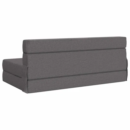 Sofa na razvlačenje Svjetlosiva 152 x 86,5 x 60 cm Tkanina - Svjetlosiva 152 x 86,5 x 60 cm Tkanina Cijena