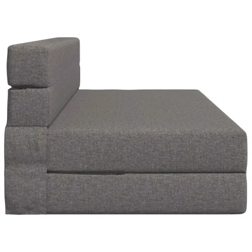 Sofa na razvlačenje Svjetlosiva 152 x 86,5 x 60 cm Tkanina - Svjetlosiva 152 x 86,5 x 60 cm Tkanina Cijena