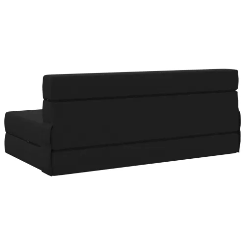 Sofa na razvlačenje Crna 152 x 86,5 x 60 cm Tkanina - Crna 152 x 86,5 x 60 cm Tkanina Cijena