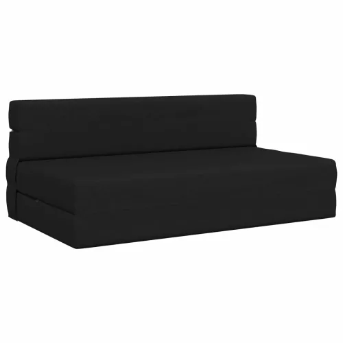 Sofa na razvlačenje Crna 152 x 86,5 x 60 cm Tkanina - Crna 152 x 86,5 x 60 cm Tkanina Cijena