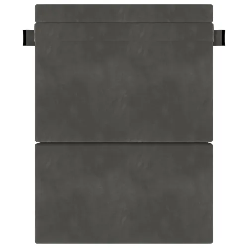 Sofa na razvlačenje Tamnosiva 152 x 86,5 x 60 cm Tkanina - Tamnosiva 152 x 86,5 x 60 cm Baršun Cijena