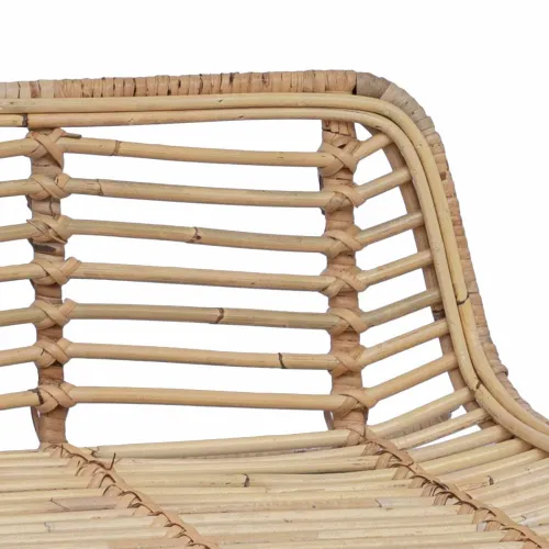 Barska stolica 2 kom. Prirodna 44 x 45 x 76 cm Ratan i Čelik - Prirodna Cijena