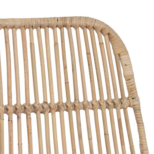 Barska stolica 2 kom. Prirodna 44 x 54 x 96 cm Ratan i Čelik - Prirodna Cijena