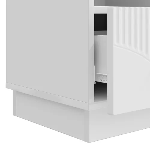 TV ormar s ladicama Bijela visokog sjaja 102 x 34,5 x 47 cm - Bijela visokog sjaja Cijena