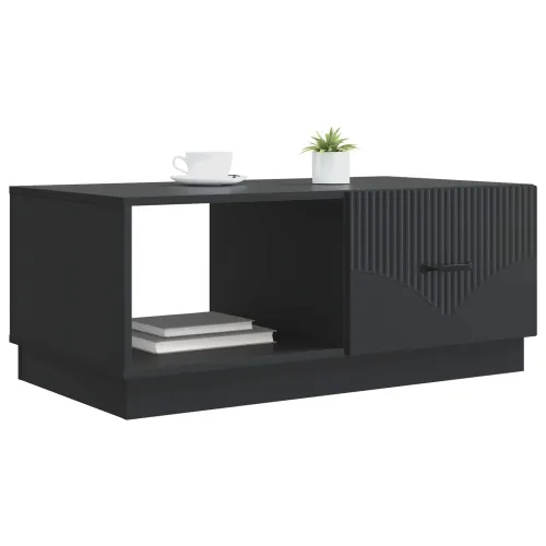 Stolić za kavu Crna 90 x 50 x 37 cm Konstruirano drvo - Crna Cijena