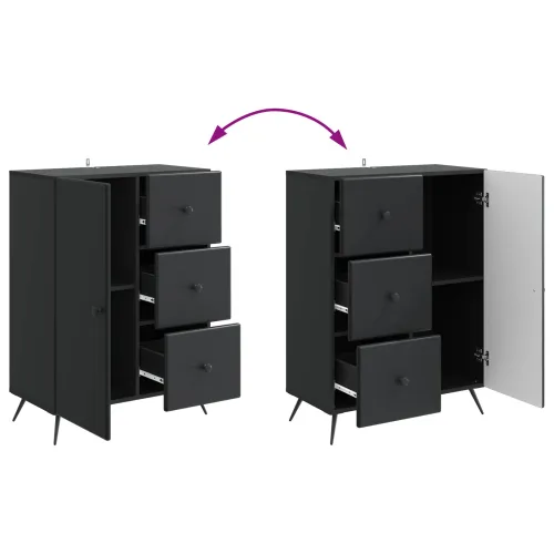 Kreveta Crna 66 x 34,5 x 90 cm Konstruirano drvo - Crna Cijena
