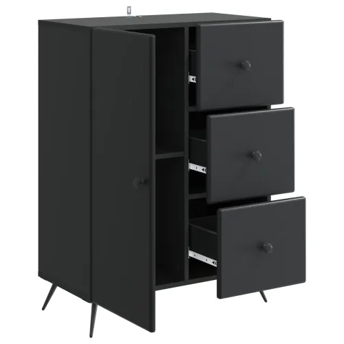 Kreveta Crna 66 x 34,5 x 90 cm Konstruirano drvo - Crna Cijena