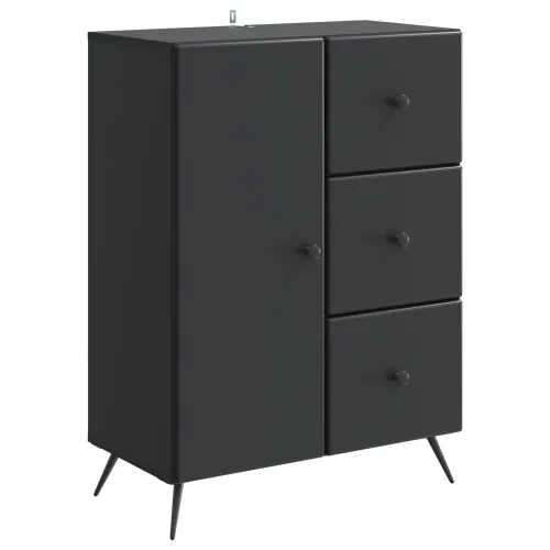 Kreveta Crna 66 x 34,5 x 90 cm Konstruirano drvo - Crna Cijena