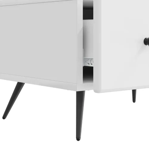 TV ormar s ladicama Bijela visokog sjaja 147 x 34,5 x 30 cm - Bijela visokog sjaja Cijena