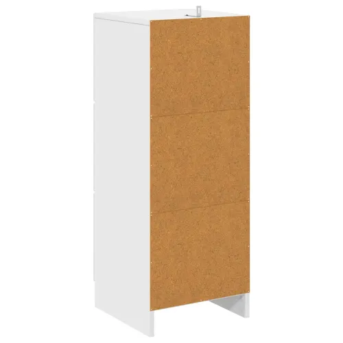 Ormar s ladicama Bijela visokog sjaja 33 x 34,5 x 87 cm - Bijela visokog sjaja Cijena