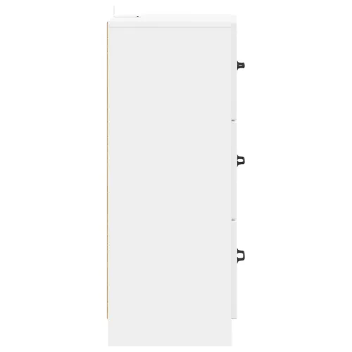 Ormar s ladicama Bijela visokog sjaja 33 x 34,5 x 87 cm - Bijela visokog sjaja Cijena