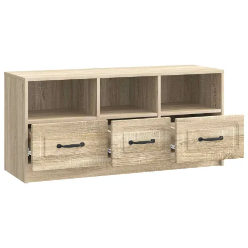 TV ormar Hrast sonoma 102 x 34,5 x 47 cm Konstruirano drvo - Hrast sonoma Cijena