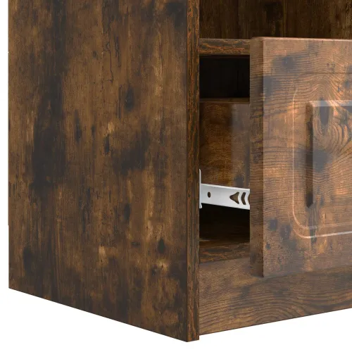 TV ormar Dimljeni hrast 102 x 34,5 x 47 cm Konstruirano drvo - Dimljeni hrast Cijena