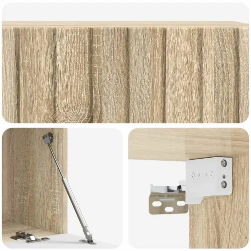 TV ormar za zid 98 x 41 x 30 cm Hrast sonoma Konstruirano drvo - Hrast sonoma 98 x 41 x 30 cm Cijena
