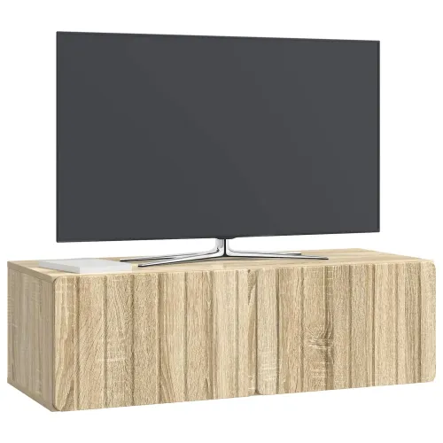 TV ormar za zid 98 x 41 x 30 cm Hrast sonoma Konstruirano drvo - Hrast sonoma 98 x 41 x 30 cm Cijena