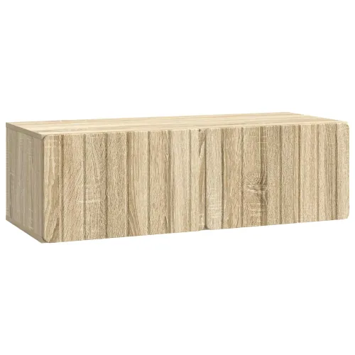 TV ormar za zid 98 x 41 x 30 cm Hrast sonoma Konstruirano drvo - Hrast sonoma 98 x 41 x 30 cm Cijena