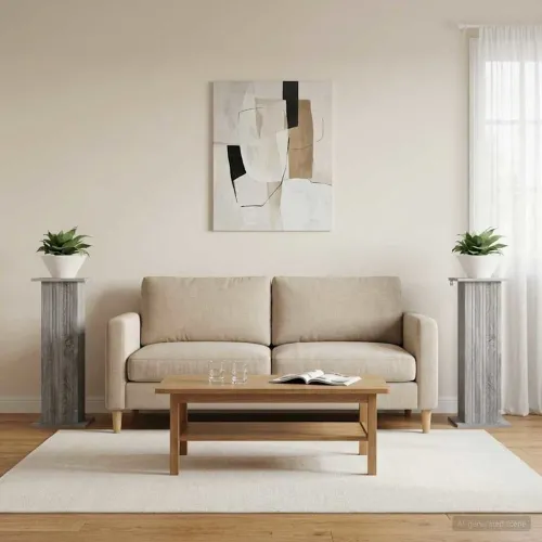 Stalak za biljke 2 kom. Siva sonoma 30,5 x 30 x 80,5 cm - Siva sonoma 30,5 x 30 x 80,5 cm 2 Cijena