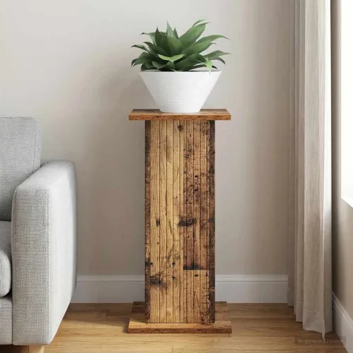 Stalak za biljke Staro drvo 30,5 x 30 x 60,5 cm - Staro drvo 30,5 x 30 x 60,5 cm 1 Cijena