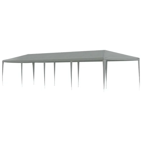 Šator za svadbe - šator za zabave Svijetlo siva 1200 x 300 x 255 cm PE i čelik - Svjetlosiva 3 x 12 m Cijena