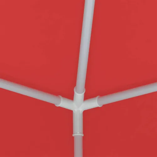 Šator za svadbe - šator za zabave 250 x 250 x 240 cm Crvena PE i čelik - Crvena 2,5 x 2,5 m Cijena
