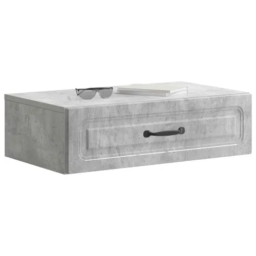 Stolna montirana na zid Betonska siva 59 x 34,5 x 17 cm - Betonska siva 59 cm Cijena