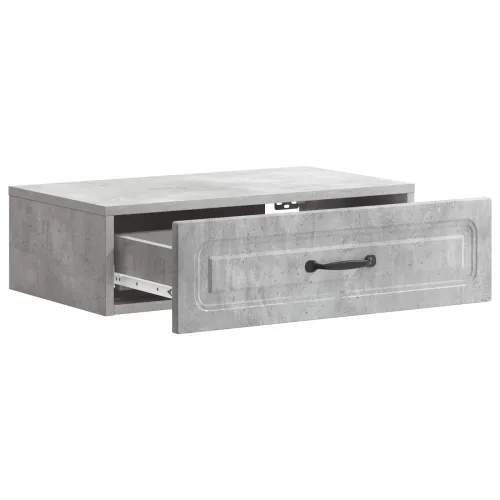Stolna montirana na zid Betonska siva 59 x 34,5 x 17 cm - Betonska siva 59 cm Cijena