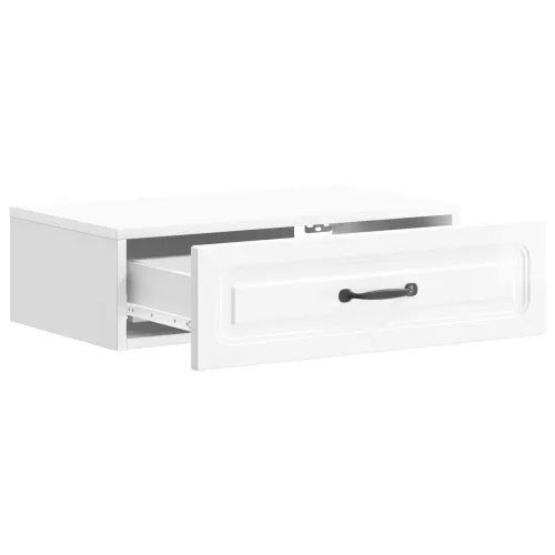 Stolna montirana na zid Bijela visokog sjaja 59 x 34,5 x 17 cm - Bijela visokog sjaja 59 cm Cijena