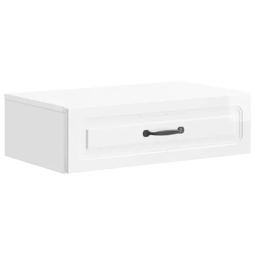 Stolna montirana na zid Bijela visokog sjaja 59 x 34,5 x 17 cm - Bijela visokog sjaja 59 cm Cijena