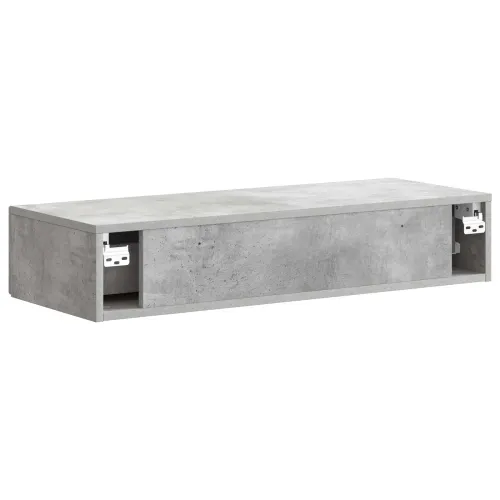 Stolna montirana na zid Betonska siva 87,5 x 34,5 x 17 cm - Betonska siva 87,5 cm Cijena