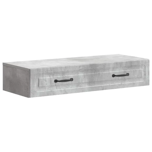 Stolna montirana na zid Betonska siva 87,5 x 34,5 x 17 cm - Betonska siva 87,5 cm Cijena